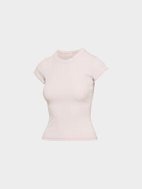 NWOT Aritzia Dusty Pink Life Rib Sevens T-Shirt XS